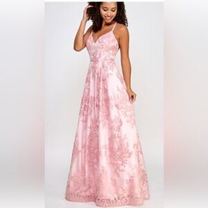 BCX Blush Pink Dress with Straps